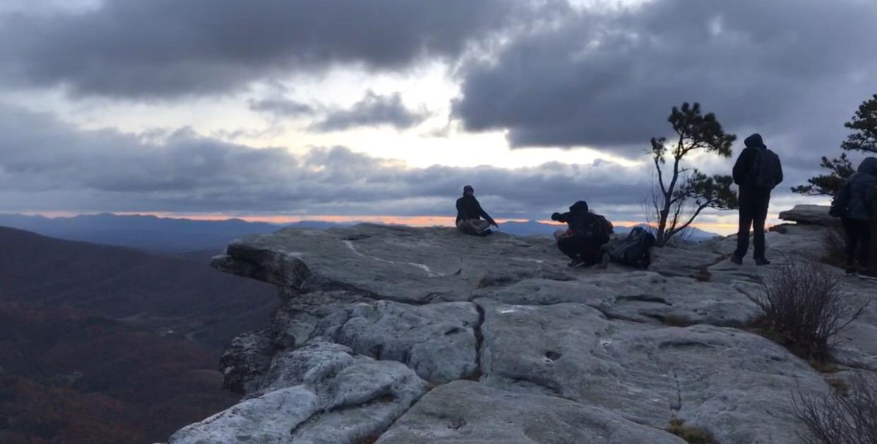 McAfee Knob at Sunset