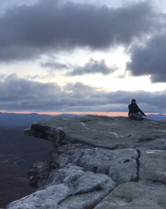 McAfee Knob at Sunset